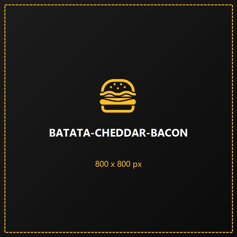 Batata com cheddar e bacon